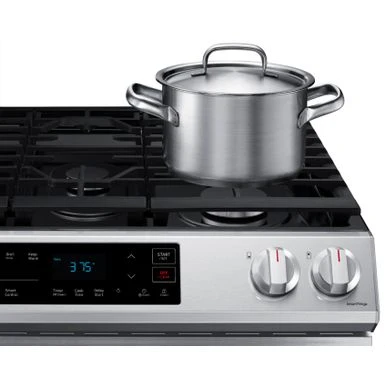 Samsung - 6.0 Cu. Ft. Front Control Slide-in Gas Range With Wi-Fi, Fingerprint Resistant - Stainless Steel 9 Samsung - 6.0 Cu. Ft. Front Control Slide-in Gas Range With Wi-Fi, Fingerprint Resistant - Stainless Steel - Image 7