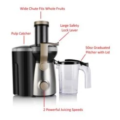 Brentwood Select 2 Speed 1000 Watt Juice Extractor - Black 7 Brentwood Select 2 Speed 1000 Watt Juice Extractor - Black -KitchenAid Shop c92c33e8 a6e9 4322 bf7f 131863fd2e82