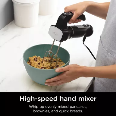 Ninja - Foodi Power Mixer System 5-Speed Hand Blender And Hand Mixer Combo With 3-Cup Blending Vessel - Black 21 Ninja - Foodi Power Mixer System 5-Speed Hand Blender And Hand Mixer Combo With 3-Cup Blending Vessel - Black - Image 19