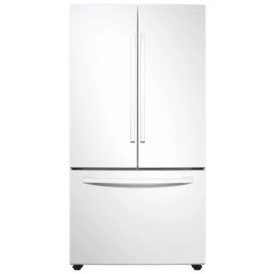 Samsung 28-Cu. Ft. 3-Door French Door Refrigerator, White 3 Samsung 28-Cu. Ft. 3-Door French Door Refrigerator, White