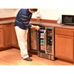 NewAir 18 Bottle/ 52 Can, Dual Zone Wine And Beverage Cooler - Black 18 NewAir 18 Bottle/ 52 Can, Dual Zone Wine And Beverage Cooler - Black -KitchenAid Shop cd126d3d 83f5 4a66 9bbf f98df5765cce