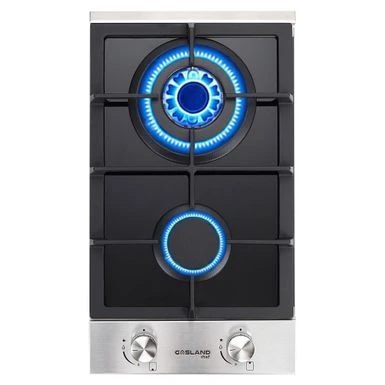 Gasland Chef 12'' Built In Gas Stove Top 2 Sealed Burners NG/LPG Natural Gas Cooktop ,ETL Certified, Black - Black 4 Gasland Chef 12'' Built In Gas Stove Top 2 Sealed Burners NG/LPG Natural Gas Cooktop ,ETL Certified, Black - Black - Image 2