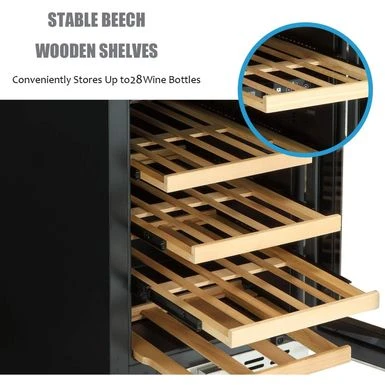 12"-15" Wine Cooler Beverage Refrigerator Beer Mini Fridge 19 Bottles - 15inch-new 14 12"-15" Wine Cooler Beverage Refrigerator Beer Mini Fridge 19 Bottles - 15inch-new - Image 12