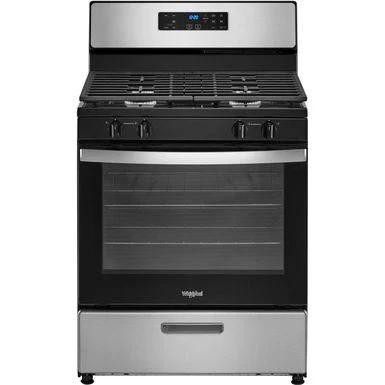 Whirlpool - 5.1 Cu. Ft. Freestanding Gas Range With Broiler Drawer - Stainless Steel 3 Whirlpool - 5.1 Cu. Ft. Freestanding Gas Range With Broiler Drawer - Stainless Steel