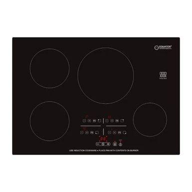 Equator 30" Built-in Induction Cooktop 4 Burner - Black 3 Equator 30" Built-in Induction Cooktop 4 Burner - Black