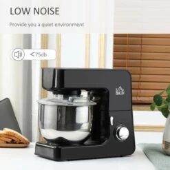 HOMCOM Stand Mixer With Splash Guard, Electric Hand Mixer Set With 6 Qt. Large Mixing Bowl - 15" X 7.25" X 13.5" - 15" X 7.25" X 13.5" - Black 17 HOMCOM Stand Mixer With Splash Guard, Electric Hand Mixer Set With 6 Qt. Large Mixing Bowl - 15" X 7.25" X 13.5" - 15" X 7.25" X 13.5" - Black -KitchenAid Shop d0ac3afe f95c 40de 8b63 8f0439d76e39