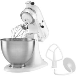 KitchenAid - Classic Series 4.5 Quart Tilt-Head Stand Mixer - K45SSWH - Blanco -KitchenAid Shop d0f373ff 732a 5c4c 816a 4b3f1e20cae0