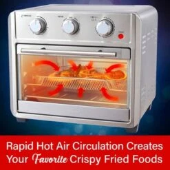 Brentwood 24 Quart Convection Air Fryer Toaster Oven - Silver 9 Brentwood 24 Quart Convection Air Fryer Toaster Oven - Silver -KitchenAid Shop d2471283 995b 46fe a43c cb65a1d1b99c