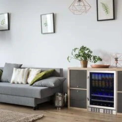 NewAir 24" Built-in Dual Zone 20 Bottle And 70 Can Wine And Beverage Fridge In Stainless Steel - Silver 15 NewAir 24" Built-in Dual Zone 20 Bottle And 70 Can Wine And Beverage Fridge In Stainless Steel - Silver -KitchenAid Shop d253c454 9f34 4b38 a42c 7e17893f9717