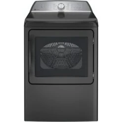 GE Profile - 7.4 Cu. Ft. Smart Electric Dryer With Sanitize Cycle And Sensor Dry - Diamond Gray