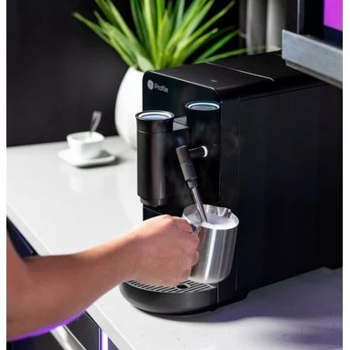 GE Profile - Automatic Espresso Machine With 20 Bars Of Pressure, Milk Frother, And Built-In Wi-Fi - Black 17 GE Profile - Automatic Espresso Machine With 20 Bars Of Pressure, Milk Frother, And Built-In Wi-Fi - Black - Image 15