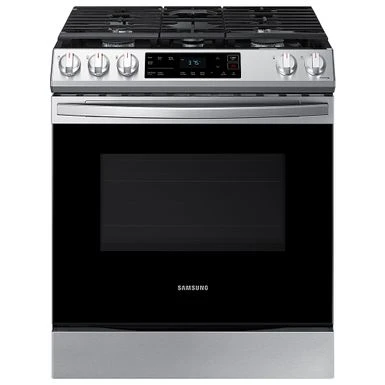 Samsung - 6.0 Cu. Ft. Front Control Slide-in Gas Range With Wi-Fi, Fingerprint Resistant - Stainless Steel 3 Samsung - 6.0 Cu. Ft. Front Control Slide-in Gas Range With Wi-Fi, Fingerprint Resistant - Stainless Steel