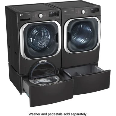 LG - 9.0 Cu. Ft. Stackable Smart Electric Dryer With Steam And Built-In Intelligence - Black Steel 15 LG - 9.0 Cu. Ft. Stackable Smart Electric Dryer With Steam And Built-In Intelligence - Black Steel - Image 13