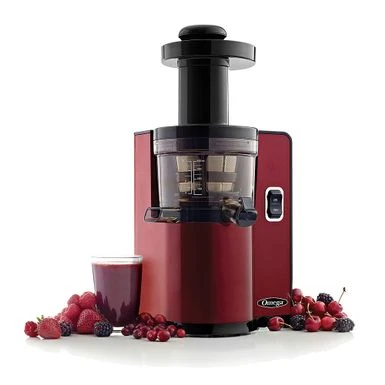Omega - Vertical Slow Masticating Juicer - Red 4 Omega - Vertical Slow Masticating Juicer - Red - Image 2