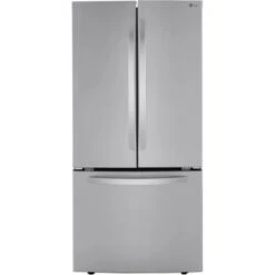 LG - 25.1 Cu. Ft. French Door Refrigerator With Ice Maker - Stainless Steel