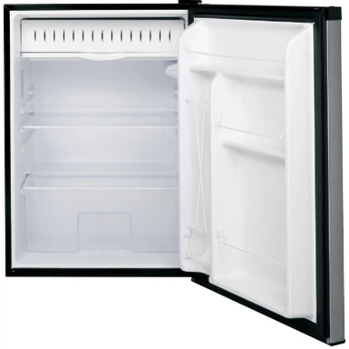 GE Stainless Steel Spacemaker Compact Refrigerator 4 GE Stainless Steel Spacemaker Compact Refrigerator - Image 2