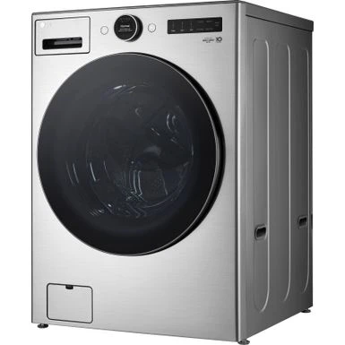 LG - 4.5 Cu. Ft. High-Efficiency Smart Front Load Washer With Steam And TurboWash 360 - Graphite Steel 5 LG - 4.5 Cu. Ft. High-Efficiency Smart Front Load Washer With Steam And TurboWash 360 - Graphite Steel - Image 3