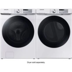 Samsung - 4.5 Cu. Ft. Large Capacity Smart Front Load Washer With Super Speed Wash - White -KitchenAid Shop d8a15916 06ae 5309 8a1e b04d32d91336
