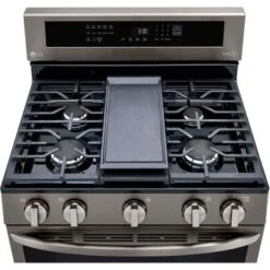 LG 5.8-Cu. Ft. Gas Convection Smart Range With AirFry And InstaView, Black Stainless Steel 11 LG 5.8-Cu. Ft. Gas Convection Smart Range With AirFry And InstaView, Black Stainless Steel -KitchenAid Shop d9448608 3a3a 424e b61f 142571073022