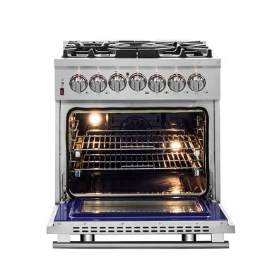 Forno 30 Inch Cossato Stainless Duel Fuel Electric Gas Range 6 Forno 30 Inch Cossato Stainless Duel Fuel Electric Gas Range - Image 4