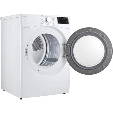 LG - 7.4 Cu. Ft. Electric Dryer With Wrinkle Care - White 6 LG - 7.4 Cu. Ft. Electric Dryer With Wrinkle Care - White - Image 4