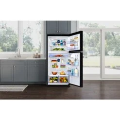Samsung 18-Cu. Ft. Capacity Top-Freezer Refrigerator In Stainless Steel -KitchenAid Shop dcf65591 3fd5 4f3e 8290 b8fd1616a4b3