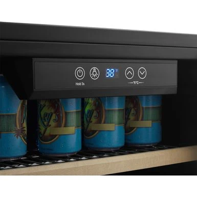 Insignia™ - 130-Can Beverage Cooler - Silver 9 Insignia™ - 130-Can Beverage Cooler - Silver - Image 7