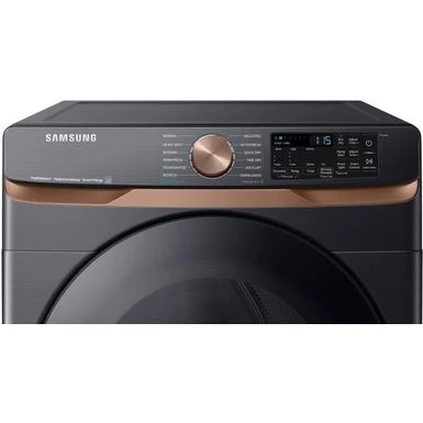 Samsung - 7.5 Cu. Ft. Stackable Smart Electric Dryer With Steam And Sensor Dry - Brushed Black 13 Samsung - 7.5 Cu. Ft. Stackable Smart Electric Dryer With Steam And Sensor Dry - Brushed Black - Image 11