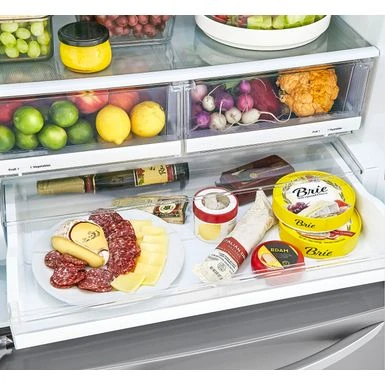LG - 25.1 Cu. Ft. French Door Refrigerator With Ice Maker - Stainless Steel 7 LG - 25.1 Cu. Ft. French Door Refrigerator With Ice Maker - Stainless Steel - Image 5