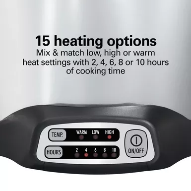 Hamilton Beach - 10qt Sear & Cook Stockpot Slow Cooker Silver 14 Hamilton Beach - 10qt Sear & Cook Stockpot Slow Cooker Silver - Image 12