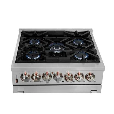 Forno 30 Inch Cossato Stainless Duel Fuel Electric Gas Range 7 Forno 30 Inch Cossato Stainless Duel Fuel Electric Gas Range - Image 5