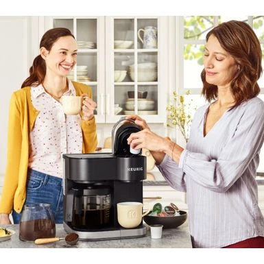 Keurig® Keurig - K-Duo 12-Cup Coffee Maker And Single Serve K-Cup Brewer - Black 7 Keurig® Keurig - K-Duo 12-Cup Coffee Maker And Single Serve K-Cup Brewer - Black - Image 5