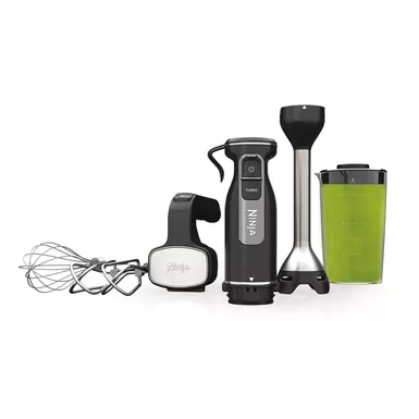 Ninja - Foodi Power Mixer System 5-Speed Hand Blender And Hand Mixer Combo With 3-Cup Blending Vessel - Black 12 Ninja - Foodi Power Mixer System 5-Speed Hand Blender And Hand Mixer Combo With 3-Cup Blending Vessel - Black - Image 10
