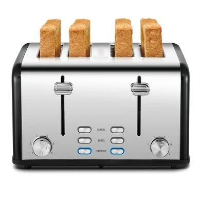 4-slice Stainless Steel Toaster - Silver 4 4-slice Stainless Steel Toaster - Silver - Image 2