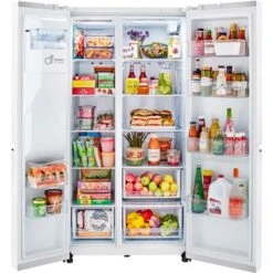LG 27-Cu. Ft. Side-by-Side Refrigerator, Smooth White -KitchenAid Shop e2090f46 5806 40f9 a7d1 8f89058f2804
