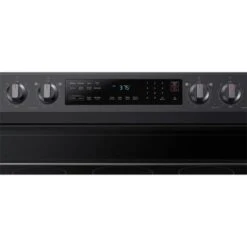 Samsung 6.3-Cu. Ft. Smart Freestanding Electric Range With No-Preheat Air Fry And Convection, Brushed Black -KitchenAid Shop e2458843 f027 401d 9a60 9e37c4272939