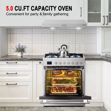 Gasland Chef 30-inch Gas Range With 5 Sealed Gas Burners - Stainless Steel 11 Gasland Chef 30-inch Gas Range With 5 Sealed Gas Burners - Stainless Steel - Image 9