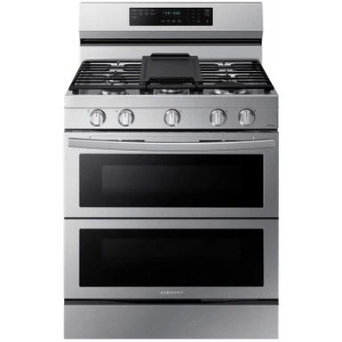 Samsung 6 Cu. Ft. Fingerprint Resistant Stainless Steel Smart Freestanding Gas Range With Flex Duo, Stainless Cooktop & Air Fry 3 Samsung 6 Cu. Ft. Fingerprint Resistant Stainless Steel Smart Freestanding Gas Range With Flex Duo, Stainless Cooktop & Air Fry