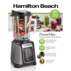 Hamilton Beach - PowerMax Professional Performance Blender Gray 26 Hamilton Beach - PowerMax Professional Performance Blender Gray -KitchenAid Shop e353b60b 122c 4e78 b256 0e7a7786f249