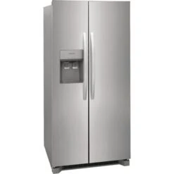 Frigidaire FRSS2323AW 22.3 Cu. Ft. 33 Inch Standard Depth Side By Side Refrigerator - Stainless Steel - Stainless Steel -KitchenAid Shop e3cf4dba 8a88 464d 8c19 ab8637b875fc