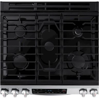 Samsung - 6.0 Cu. Ft. Front Control Slide-in Gas Range With Wi-Fi, Fingerprint Resistant - Stainless Steel 15 Samsung - 6.0 Cu. Ft. Front Control Slide-in Gas Range With Wi-Fi, Fingerprint Resistant - Stainless Steel - Image 13