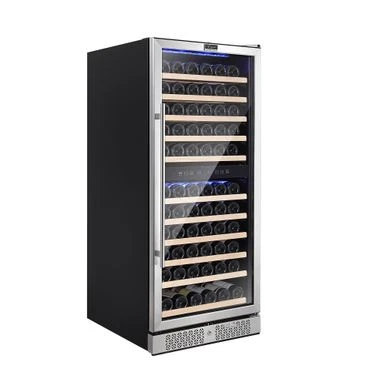 24 In. Dual Zone 116-Bottle Built-In Wine Cooler In Stainless Steel - Stainless Steel 3 24 In. Dual Zone 116-Bottle Built-In Wine Cooler In Stainless Steel - Stainless Steel