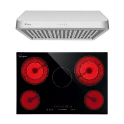 2 Piece Kitchen Appliances Packages Including 30" Radiant Electric Cooktop And 36" Under Cabinet Range Hood - 30"