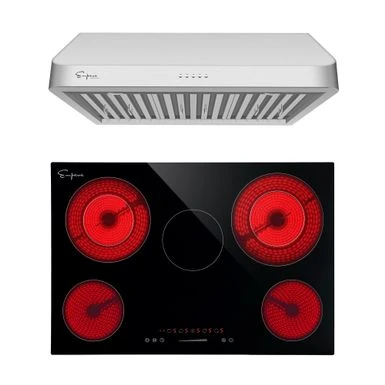 2 Piece Kitchen Appliances Packages Including 30" Radiant Electric Cooktop And 36" Under Cabinet Range Hood - 30" 3 2 Piece Kitchen Appliances Packages Including 30" Radiant Electric Cooktop And 36" Under Cabinet Range Hood - 30"