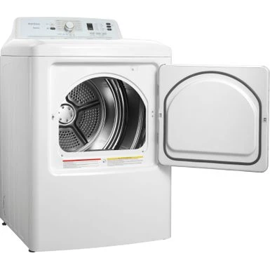 Insignia™ - 6.7 Cu. Ft. Electric Dryer - White 6 Insignia™ - 6.7 Cu. Ft. Electric Dryer - White - Image 4