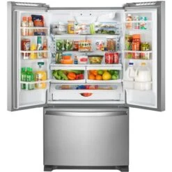 Whirlpool - 25.2 Cu. Ft. French Door Refrigerator With Internal Water Dispenser - Stainless Steel -KitchenAid Shop e8792559 0a84 5d67 b509 6f002805697d