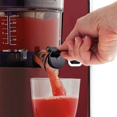 Omega - Vertical Slow Masticating Juicer - Red 7 Omega - Vertical Slow Masticating Juicer - Red - Image 5