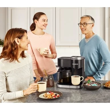 Keurig® Keurig - K-Duo 12-Cup Coffee Maker And Single Serve K-Cup Brewer - Black 6 Keurig® Keurig - K-Duo 12-Cup Coffee Maker And Single Serve K-Cup Brewer - Black - Image 4