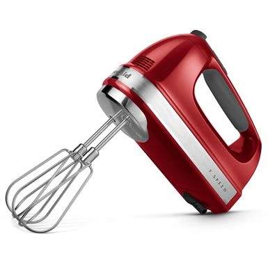KitchenAid 7-Speed Hand Mixer With Turbo Beaters II In Empire Red 3 KitchenAid 7-Speed Hand Mixer With Turbo Beaters II In Empire Red