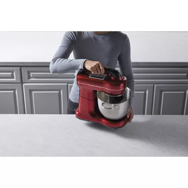 Hamilton Beach - 7 Speed 4qt Stand Mixer Red 8 Hamilton Beach - 7 Speed 4qt Stand Mixer Red - Image 6